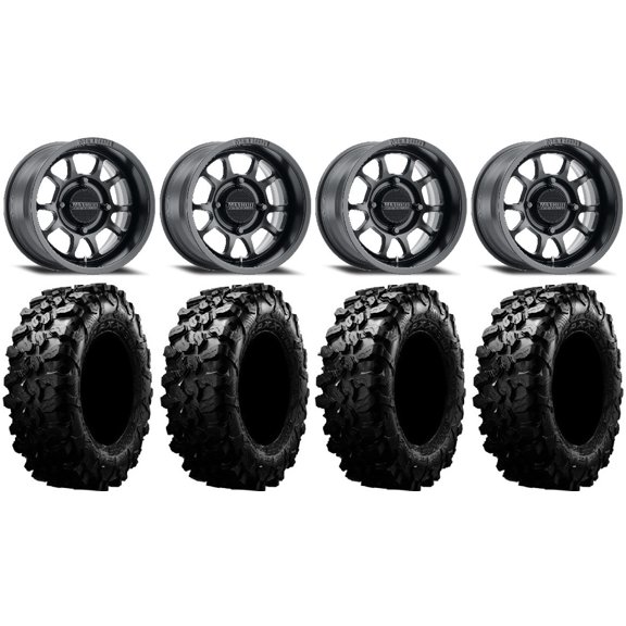 Method 409 15" Black (4+3) Wheels 32" Carnivore Tires Polaris RZR XP 1000 / PRO XP / Ranger XP 900/1000