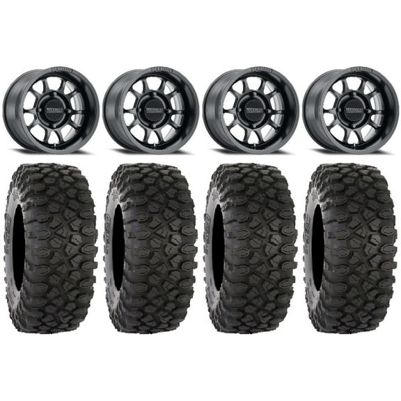 Method 409 15" Black (4+3) Wheels 32" XC450 Tires Polaris RZR XP 1000 / PRO XP / Ranger XP 900/1000