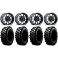 thumbnail image 1 of Method 409 15" Black (4+3) Wheels 33" Carnivore Tires Can-Am Commander Maverick Renegade Outlander Defender, 1 of 4