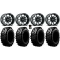thumbnail image 1 of Method 409 15" Black (5+2) Wheels 32" Carnivore Tires Sportsman RZR Ranger, 1 of 4