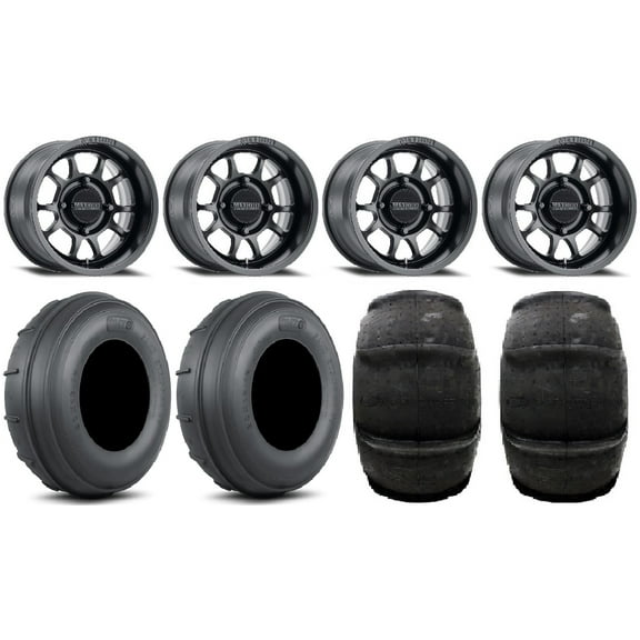 Method 409 15" Black Wheels 30" Sand Stripper TT/XL Tires Can-Am Commander Maverick Renegade Outlander Defender