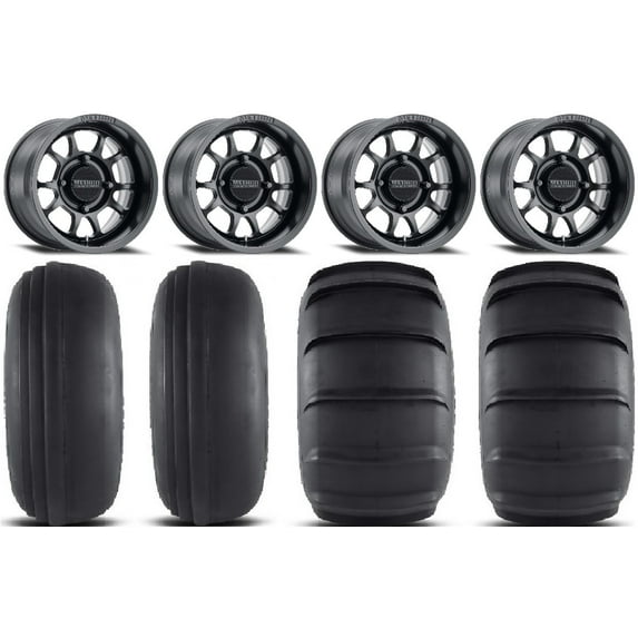 Method 409 15" Black Wheels 31" Sand Slinger Tires Can-Am Commander Maverick Renegade Outlander Defender