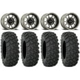 thumbnail image 1 of Method 409 15" Grey (4+3) Wheels 32" XTR370 Tires Sportsman RZR Ranger, 1 of 4