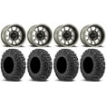 thumbnail image 1 of Method 409 15" Grey (5+2) Wheels 34" MotoVator Tires Polaris RZR XP 1000 / PRO XP / Ranger XP 900/1000, 1 of 4
