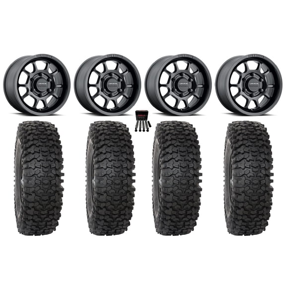 Method 409 15" Wheel Black 32" RC500 Tires Can-Am Maverick R