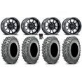 thumbnail image 1 of Method 409 15" Wheels Black (4+3) 35" Lynx SXS Tires Kawasaki Mule Pro FXT, 1 of 4