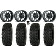 thumbnail image 1 of Method 409 15" Wheels Black (4+3) 35" Roctane STX Tires Kawasaki Mule Pro FXT, 1 of 4