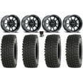 thumbnail image 1 of Method 409 15" Wheels Black (5+2) 33" BDC Tires Kawasaki Mule Pro FXT, 1 of 4