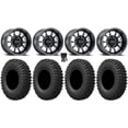 thumbnail image 1 of Method 409 15" Wheels Black (5+2) 37" MotoCrusher Tires Sportsman RZR Ranger, 1 of 4