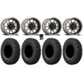 thumbnail image 1 of Method 409 15" Wheels Grey (5+2) 35" MotoCrusher Tires Sportsman RZR Ranger, 1 of 4