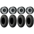 thumbnail image 1 of Method 411 15" Black (4+3) Wheels 30" MotoRally Tires Can-Am Maverick X3 / Honda Pioneer 1000 / Talon, 1 of 4