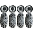 thumbnail image 1 of Method 411 15" Black (4+3) Wheels 31" MotoClaw Tires Can-Am Commander Maverick Renegade Outlander Defender, 1 of 4