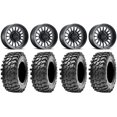 thumbnail image 1 of Method 411 15" Black (4+3) Wheels 32" Rampage Tires Sportsman RZR Ranger, 1 of 4