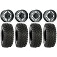 thumbnail image 1 of Method 411 15" Black (4+3) Wheels 35" XC450 Tires Sportsman RZR Ranger, 1 of 4