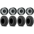 thumbnail image 1 of Method 411 15" Black (5+2) Wheels 30" MotoVator Tires Sportsman RZR Ranger, 1 of 4