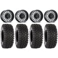 thumbnail image 1 of Method 411 15" Black (5+2) Wheels 32" XC450 Tires Sportsman RZR Ranger, 1 of 4