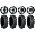 thumbnail image 1 of Method 411 15" Black (5+2) Wheels 33" Versa Cross V3 Tires Polaris RZR XP 1000 / PRO XP / Ranger XP 900/1000, 1 of 4