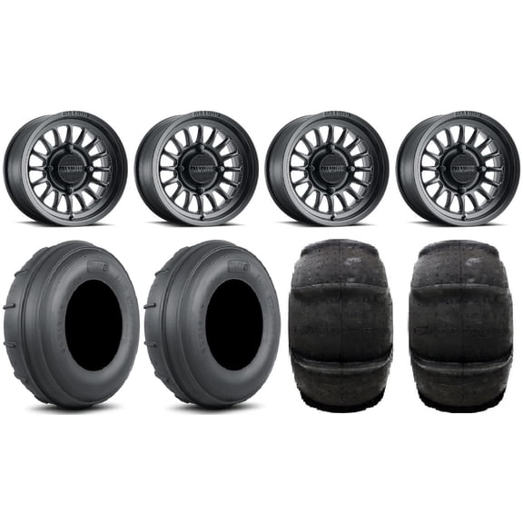 Method 411 15" Black Wheels 30" Sand Stripper TT/XL Tires Sportsman RZR Ranger