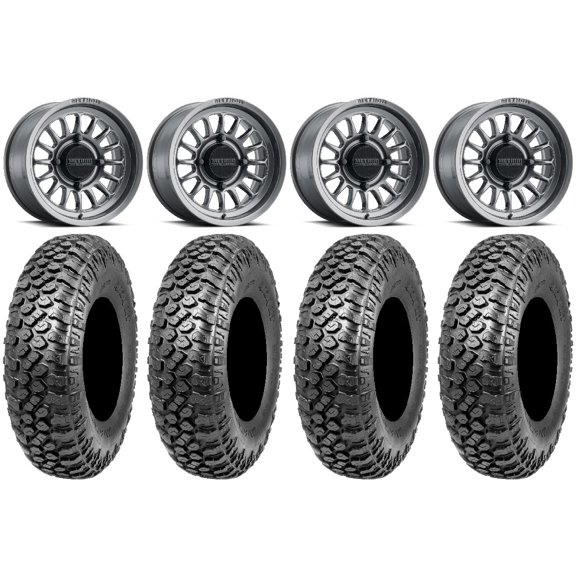Method 411 15" Ti (4+3) Wheels 32" RAZR XT Tires Polaris RZR XP 1000 / PRO XP / Ranger XP 900/1000
