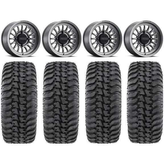 Method 411 15" Ti (4+3) Wheels 32" Regulator Tires Sportsman RZR Ranger