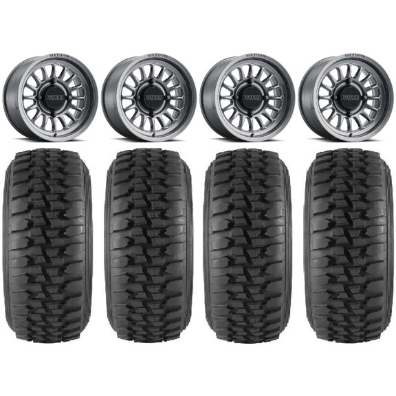 Method 411 15" Ti (5+2) Wheels 32" Desert Series Tires Polaris RZR XP 1000 / PRO XP / Ranger XP 900/1000