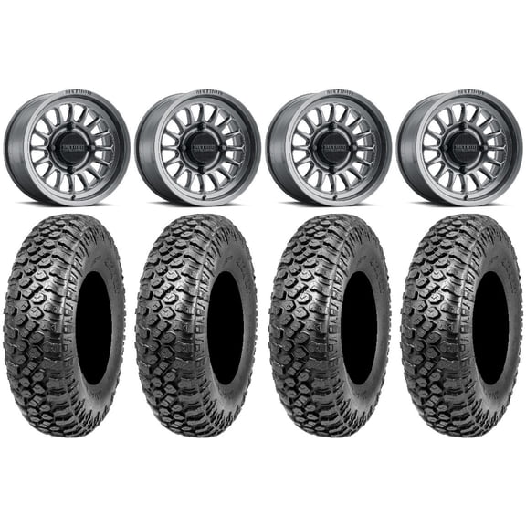 Method 411 15" Ti (5+2) Wheels 32" RAZR XT Tires Polaris RZR XP 1000 / PRO XP / Ranger XP 900/1000