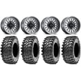thumbnail image 1 of Method 411 15" Ti (5+2) Wheels 32" Rampage Tires Can-Am Commander Maverick Renegade Outlander Defender, 1 of 4