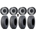 thumbnail image 1 of Method 411 15" Wheels Black (4+3) 33" Daemon Tires Can-Am Commander Maverick Renegade Outlander Defender, 1 of 4