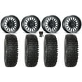 thumbnail image 1 of Method 411 15" Wheels Black (4+3) 33" RC500S Sticky Tires Sportsman RZR Ranger, 1 of 4