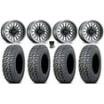 thumbnail image 1 of Method 411 15" Wheels Ti (4+3) 33" Daemon Tires Sportsman RZR Ranger, 1 of 4
