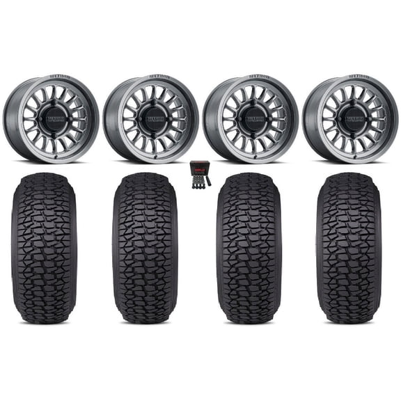 Method 411 15" Wheels Ti (4+3) 33" Regulator 2 Tires Polaris RZR XP 1000 / PRO XP / Ranger XP 900/1000