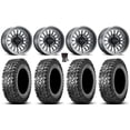 thumbnail image 1 of Method 411 15" Wheels Ti (5+2) 30" Predator Tires Sportsman RZR Ranger, 1 of 4