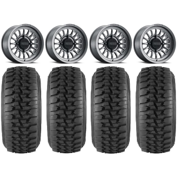 Method 411 15" Wheels Ti (5+2) 33" Desert Series Tires Polaris RZR XP 1000 / PRO XP / Ranger XP 900/1000