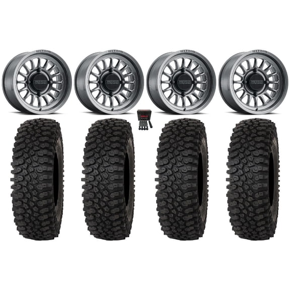 Method 411 15" Wheels Ti (5+2) 33" Roctane ST Tires Polaris RZR XP 1000 / PRO XP / Ranger XP 900/1000