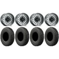 thumbnail image 1 of Method 411 15" Wheels Titanium (4+3) 32" Gripper T/R/K Tires Can-Am Commander Maverick Renegade Outlander Defender, 1 of 4