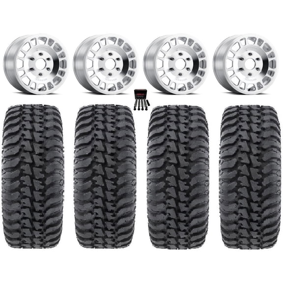 Method 412 15" Wheels Machined 30" Regulator Tires Can-Am Maverick R