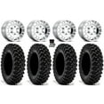thumbnail image 1 of Method 412 15" Wheels Machined 30" Warrior XT Tires Can-Am Maverick R, 1 of 4