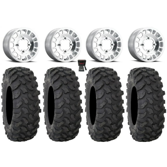 Method 412 15x6 Wheels Raw (5+1) 37" XTR370 Tires Can-Am Commander Maverick Renegade Outlander Defender