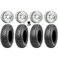 thumbnail image 1 of Method 412 Beadlock 15" Wheels Machined 32" RAZR XT Tires Can-Am Maverick R, 1 of 4