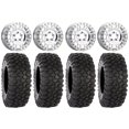 thumbnail image 1 of Method 412 Beadlock 15" Wheels Raw 32" XC450 Tires Polaris RZR Turbo R & Pro R Ranger 1500 Xpedition, 1 of 4