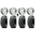 thumbnail image 1 of Method 413 Beadlock 15" Wheels Polished 37" RocScraper Tires Can-Am Maverick R, 1 of 4