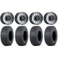 thumbnail image 1 of Method 414 14" Wheels Graphite +38mm 28" Terra Hook Tires Can-Am Commander Maverick Renegade Outlander Defender, 1 of 4
