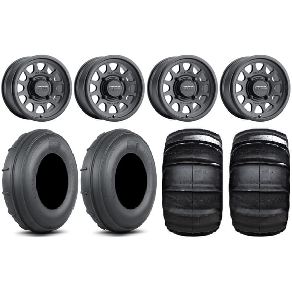 Method 414 15" Wheels +38mm/+25mm 30" SStripperTT/XLHP Tires SportsmanRZRRanger