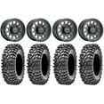 thumbnail image 1 of Method 414 15" Wheels Black +13mm 32" Roxxzilla 396 Tires Sportsman RZR Ranger, 1 of 4