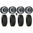 thumbnail image 1 of Method 414 15" Wheels Black +13mm 33" DX440 Tires Can-Am Commander Maverick Renegade Outlander Defender, 1 of 4
