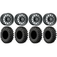 thumbnail image 1 of Method 414 15" Wheels Black +13mm 37" MotoRavage XL Tires Sportsman RZR Ranger, 1 of 4