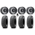 thumbnail image 1 of Method 414 15" Wheels Black 35" RocScraper Tires Can-Am Maverick R, 1 of 4