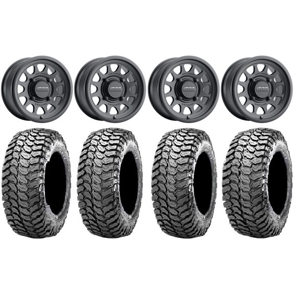 Method 414 15" Wheels Black +38mm 29" Liberty Tires Polaris RZR XP 1000 / PRO XP / Ranger XP 900/1000