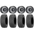 thumbnail image 1 of Method 414 15" Wheels Black +38mm 32" Rock-A-Billy Tires Sportsman RZR Ranger, 1 of 4