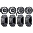 thumbnail image 1 of Method 414 15" Wheels Black +38mm 33" Daemon Tires Sportsman RZR Ranger, 1 of 4